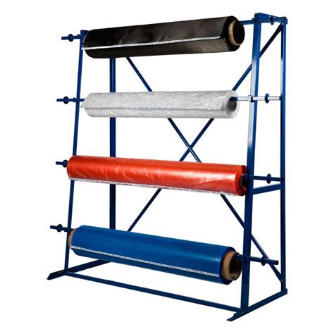 warehouse metal fabric roll storage rack|wall mounted fabric roll holder.